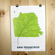 Illustration for article titled Maps of Cities Transformed Into Leaves